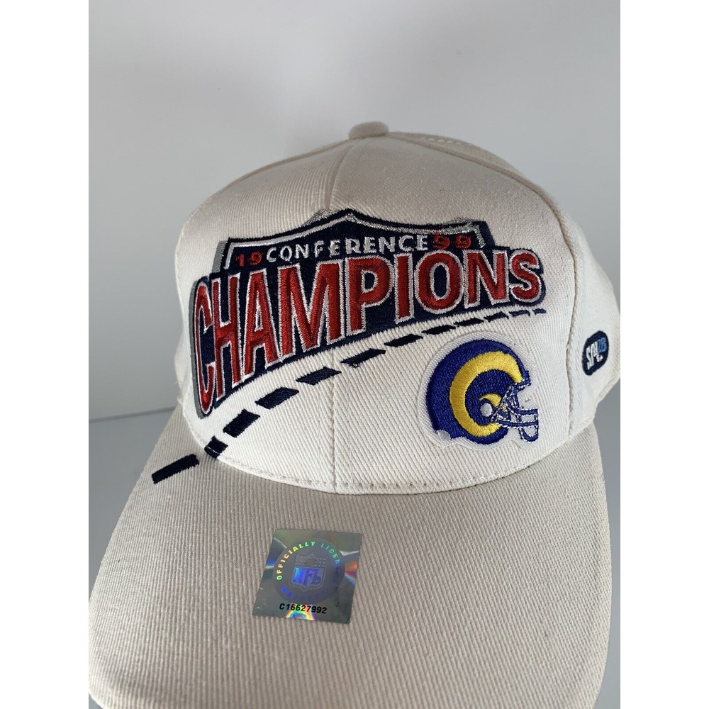 NFL St Louis Rams 1999 Conference Champions Locker‎ Room Hat Vintage Embroidered